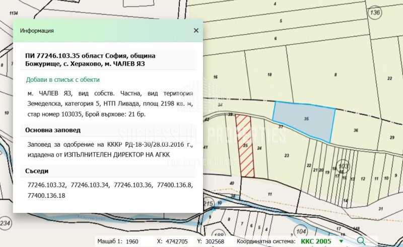 Satılık  Komplo bölge Sofia , Hrabarsko , 786 metrekare | 18429442 - görüntü [2]