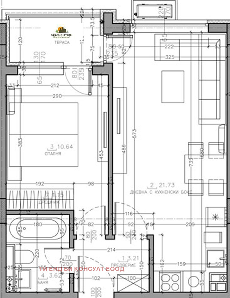 Продава 2-СТАЕН, гр. София, Малинова долина, снимка 3 - Aпартаменти - 48753105