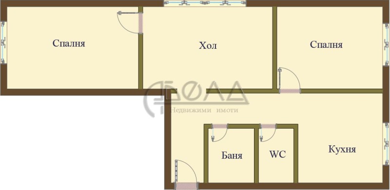 En venta  2 dormitorios Sofia , Tsentar , 80 metros cuadrados | 39108304 - imagen [17]