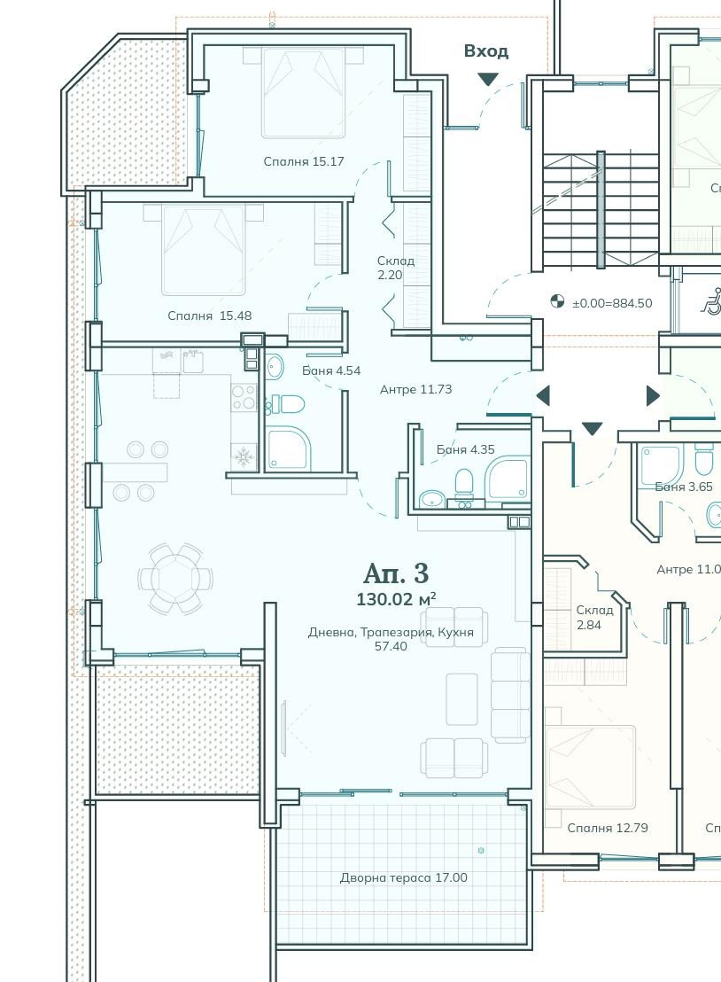 Продава 3-СТАЕН, гр. София, с. Бистрица, снимка 8 - Апартаменти - 54856336