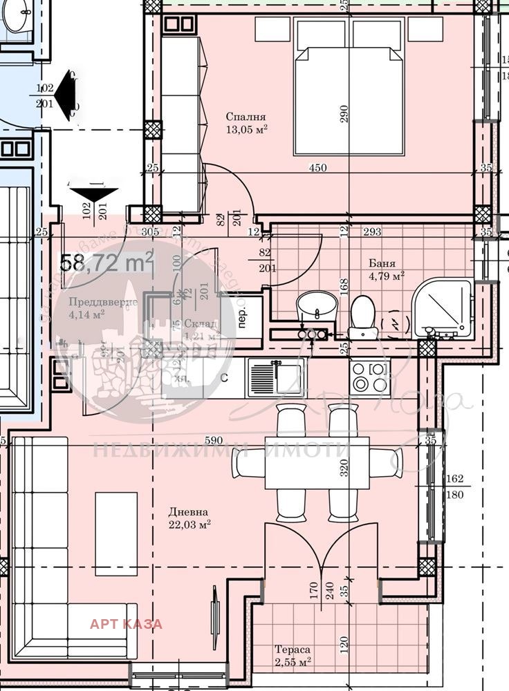 Продава  2-стаен град Пловдив , Прослав , 67 кв.м | 94237560 - изображение [3]