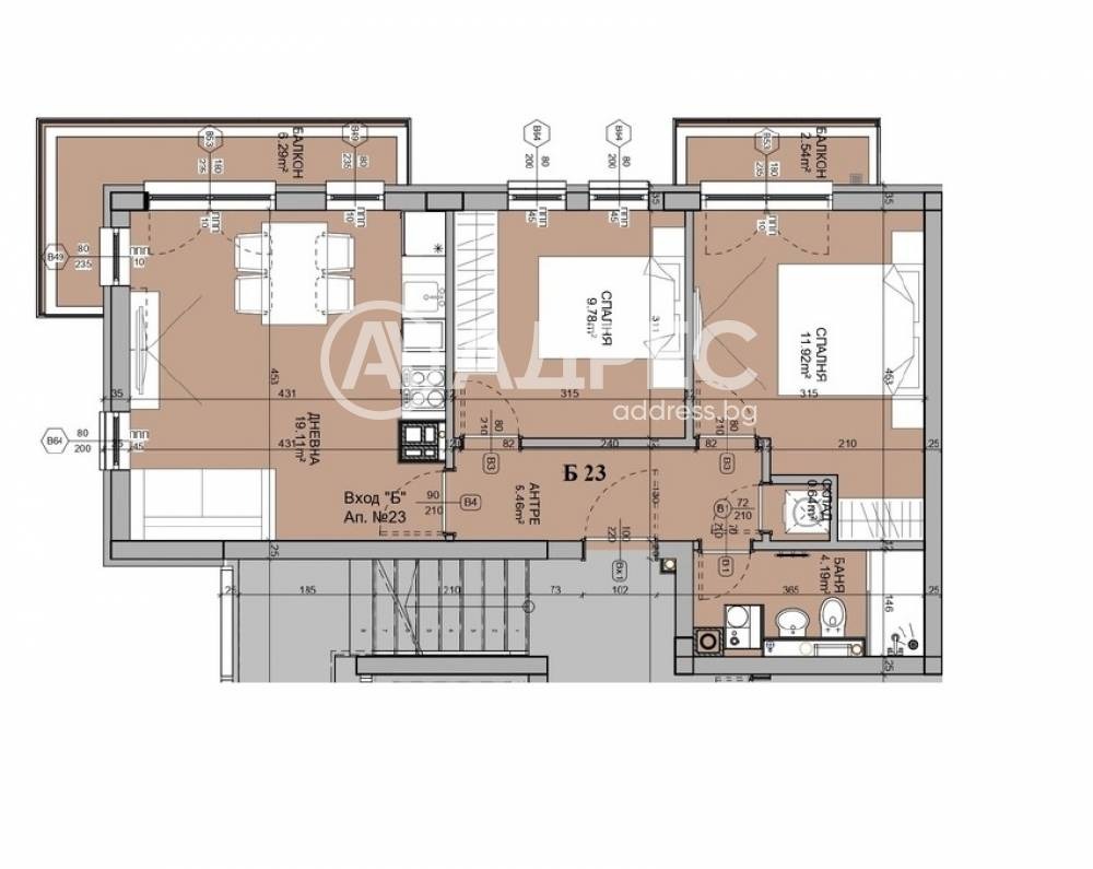 Продава 3-СТАЕН, гр. София, Манастирски ливади, снимка 3 - Апартаменти - 51929863