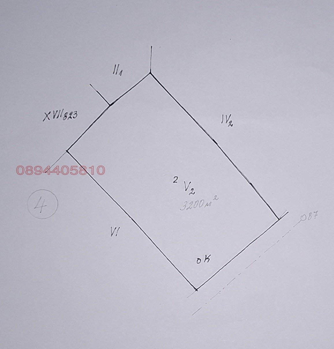 Продава  Парцел област Ямбол , с. Роза , 3200 кв.м | 95846058