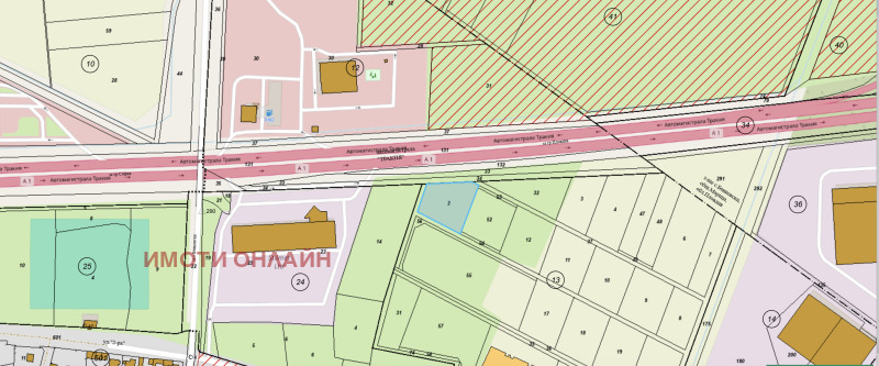 Προς πώληση  Οικόπεδο περιοχή Plovdiv , Ραδηνοβο , 3520 τ.μ | 27841134 - εικόνα [2]