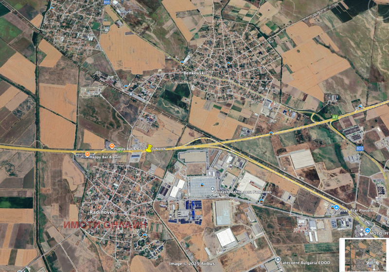Προς πώληση  Οικόπεδο περιοχή Plovdiv , Ραδηνοβο , 3520 τ.μ | 27841134 - εικόνα [3]