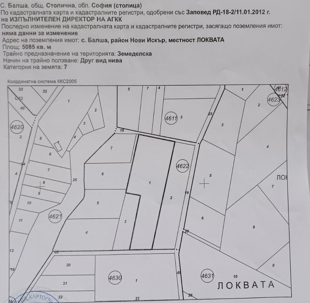 Продава  Земеделска земя област София , с. Балша , 5 дка | 53869388