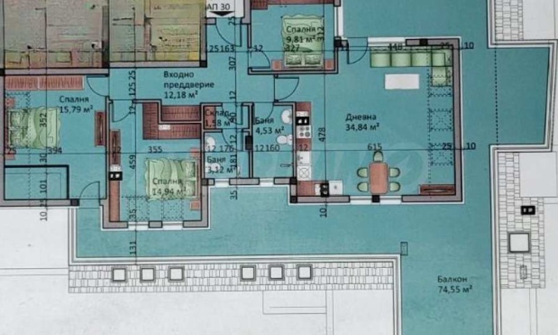 Eladó  3 hálószobás Sofia , Ljulin - centar , 233 négyzetméter | 34691085