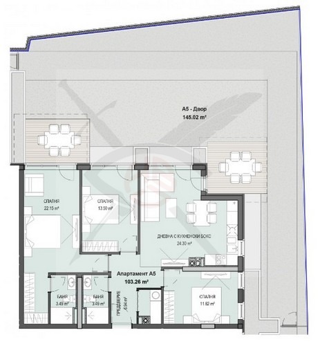 Продава 4-СТАЕН, гр. София, Кръстова вада, снимка 1 - Aпартаменти - 47866949