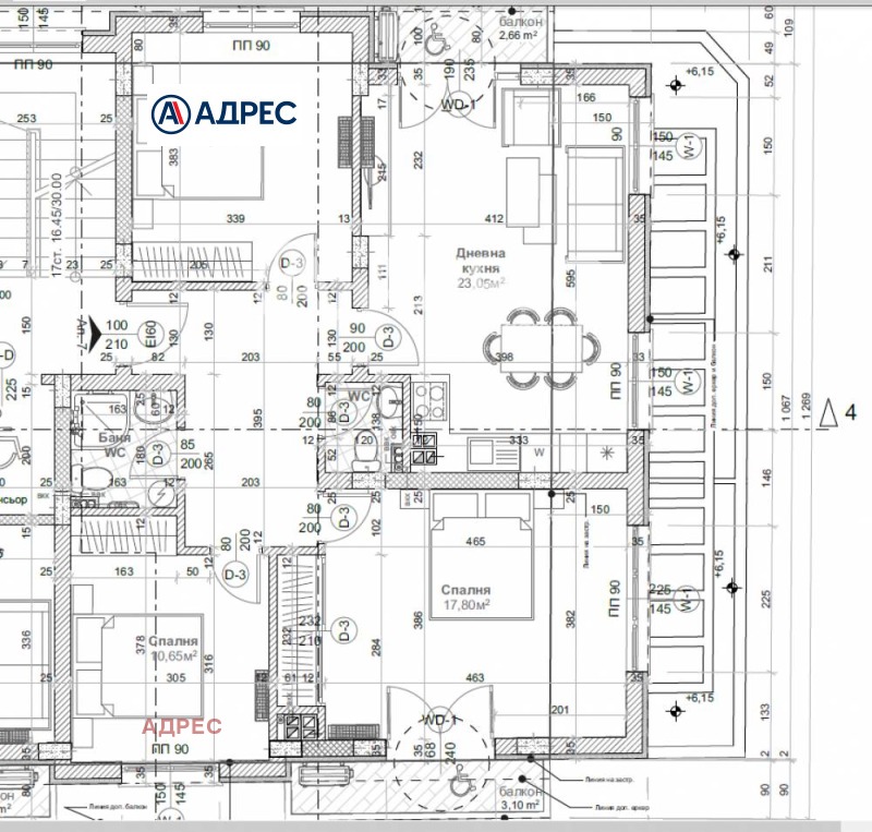 In vendita  3+ camere da letto Varna , Tsentar , 122 mq | 96116666 - Immagine [3]