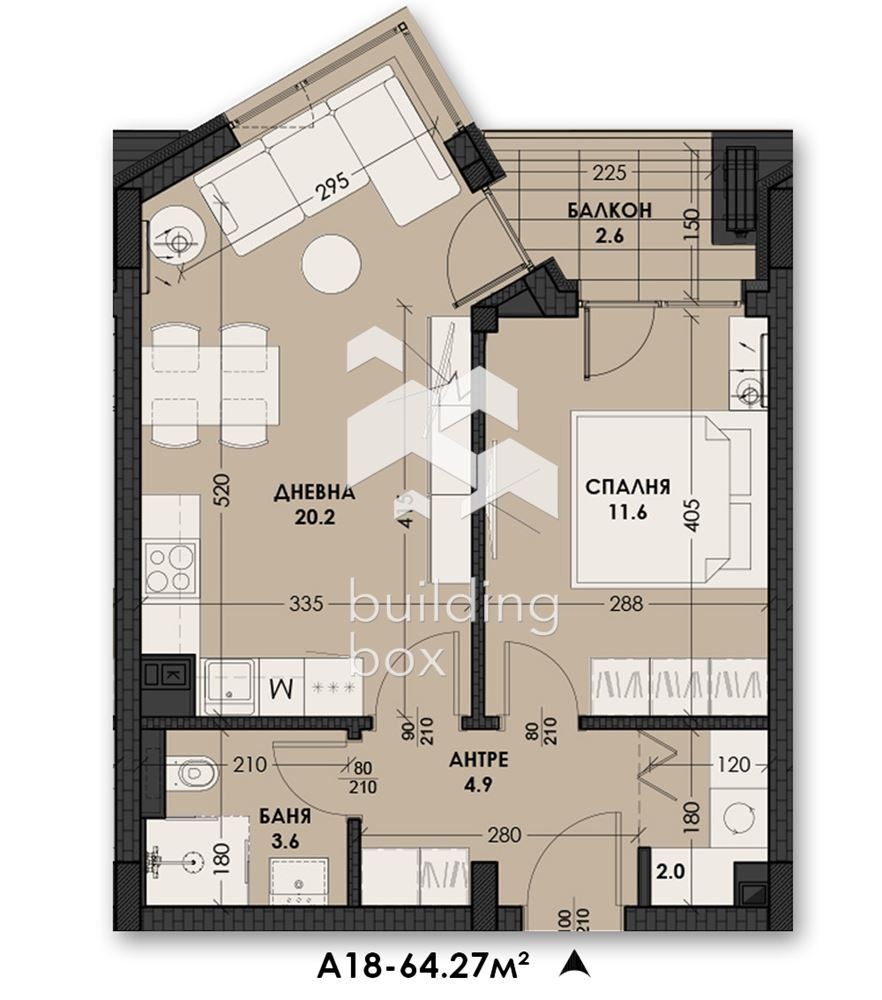 Продава 2-СТАЕН, гр. Варна, Виница, снимка 2 - Апартаменти - 55047292