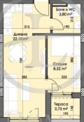 Продава  2-стаен град Пловдив , Тракия , 51 кв.м | 42491894 - изображение [3]