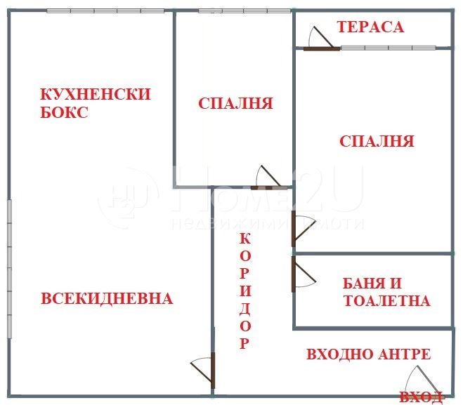 На продаж  2 спальні София , Мусагеница , 72 кв.м | 62367604 - зображення [2]