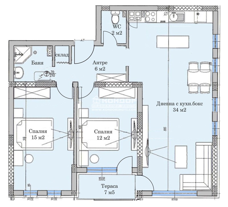 Продава 3-СТАЕН, гр. Пловдив, Христо Смирненски, снимка 5 - Aпартаменти - 49312703