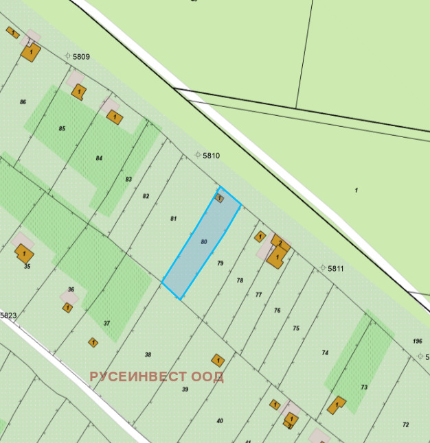 Продава ПАРЦЕЛ, гр. Русе, в.з. Касева Чешма