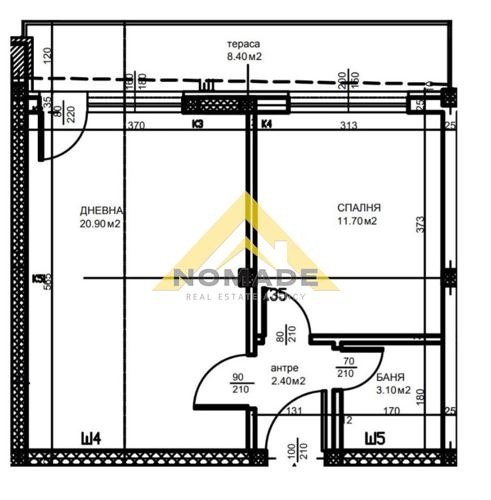 Продава  2-стаен град Пловдив , Тракия , 61 кв.м | 66490996