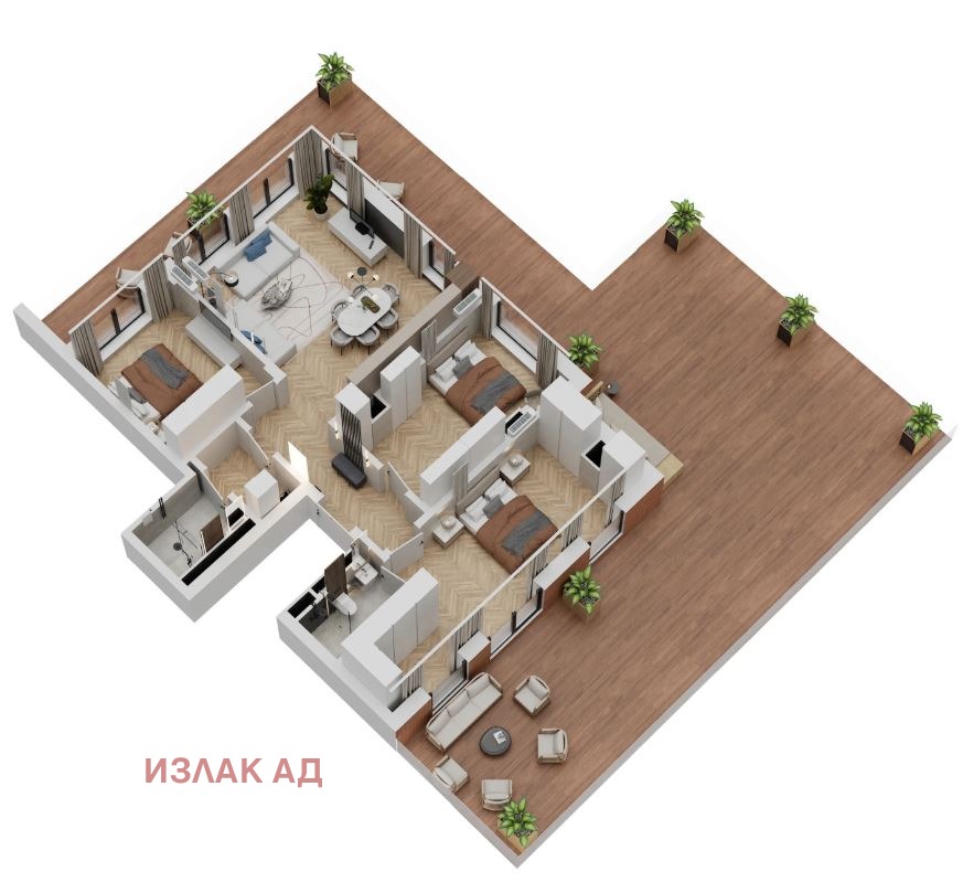 Продава 4-СТАЕН, гр. София, Дружба 2, снимка 3 - Апартаменти - 55406765