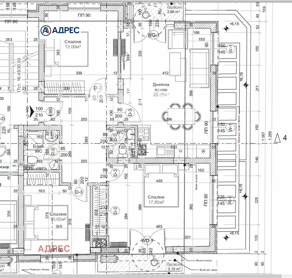 Продава МНОГОСТАЕН, гр. Варна, Централна поща, снимка 5 - Апартаменти - 55308641