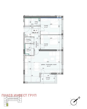 3-стаен град София, Малинова долина 4