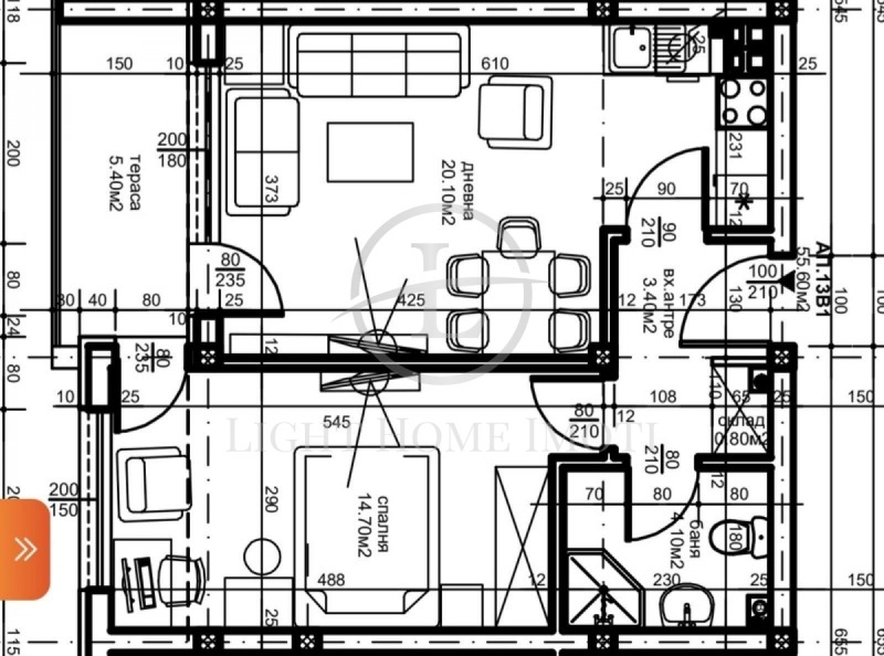 À venda  1 quarto Plovdiv , Ostromila , 64 m² | 99529556 - imagem [7]