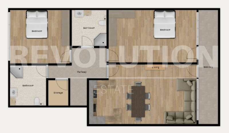 Продава 3-СТАЕН, гр. София, Лозенец, снимка 9 - Апартаменти - 53517112