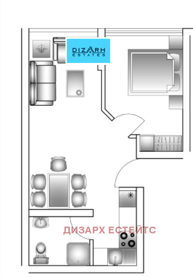 Te koop  Studio Sofia , Ovtsja kupel , 56 m² | 36576840 - afbeelding [3]