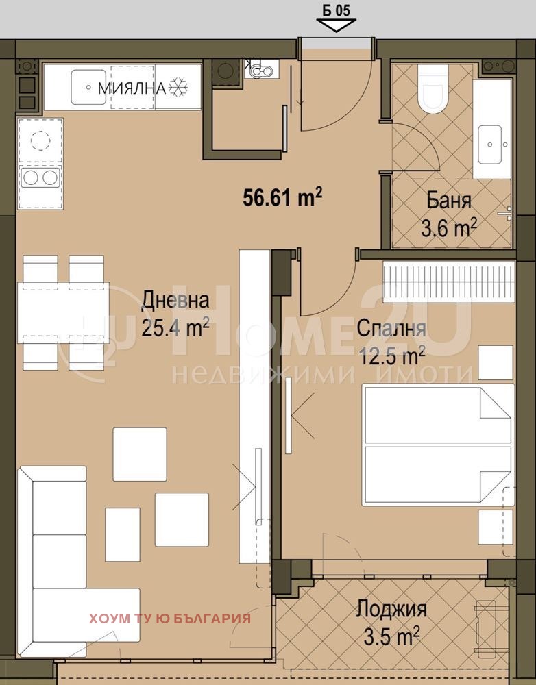 Zu verkaufen  1 Schlafzimmer Sofia , Owtscha kupel , 64 qm | 18014800 - Bild [11]