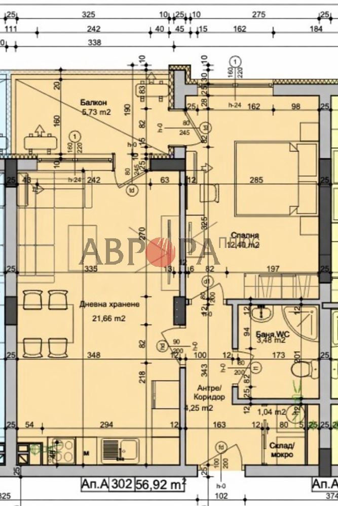 Продава 2-СТАЕН, гр. Бургас, област Бургас, снимка 2 - Апартаменти - 54225954