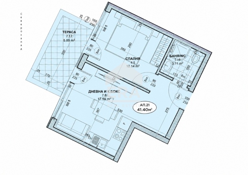 Продава 2-СТАЕН, гр. Варна, Виница, снимка 17 - Апартаменти - 56079119