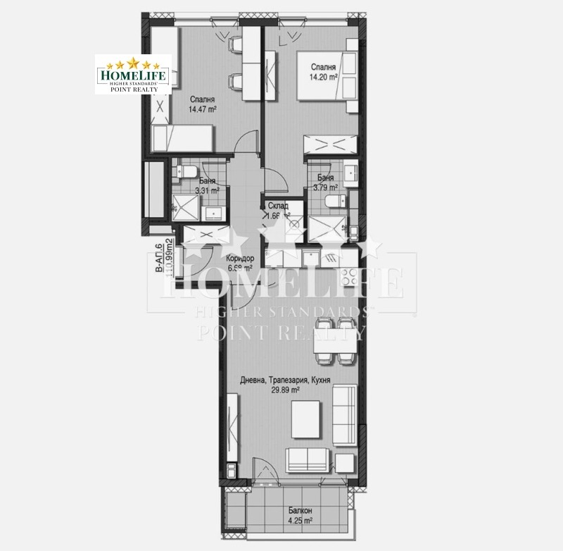 In vendita  2 camere da letto Sofia , Krastova vada , 111 mq | 92748809 - Immagine [11]