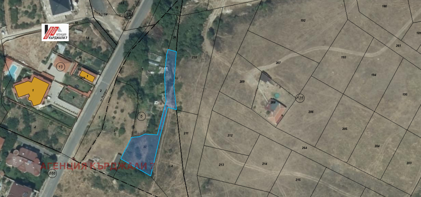 Продава ПАРЦЕЛ, гр. Кърджали, Резбарци, снимка 3 - Парцели - 54713279