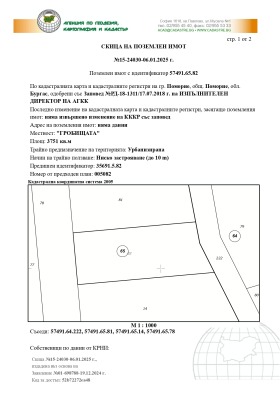 Парцел гр. Поморие, област Бургас 1