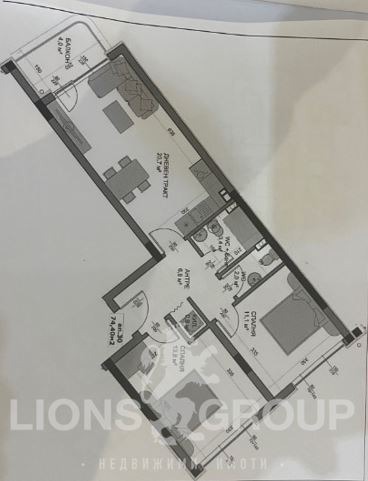 Till salu  2 sovrum Varna , Vladislav Varnentjik 2 , 86 kvm | 69050954 - bild [2]