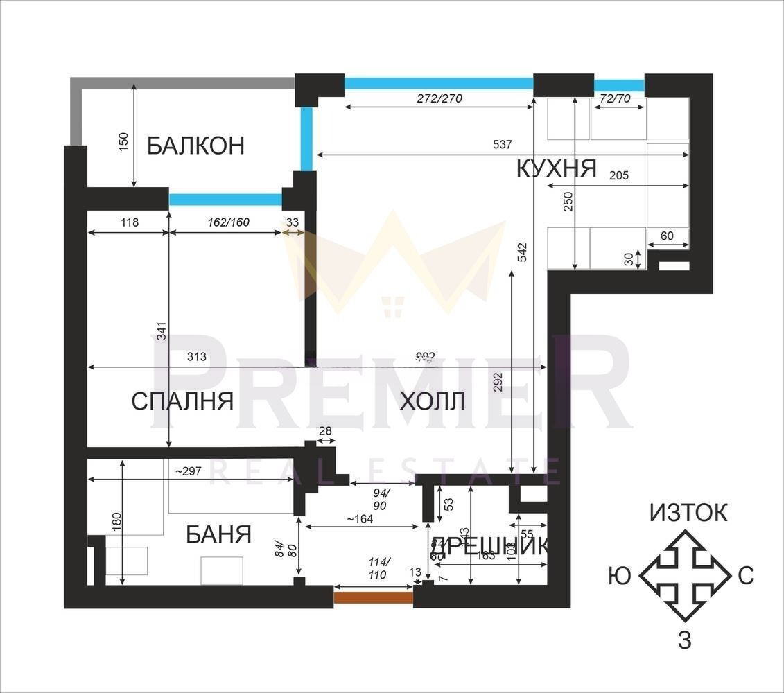 Продава 2-СТАЕН, гр. Бургас, област Бургас, снимка 11 - Апартаменти - 53983935