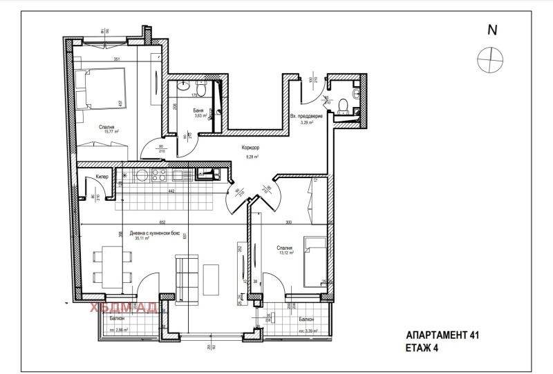 In vendita  2 camere da letto Plovdiv , Karshiiaka , 130 mq | 50864091 - Immagine [2]