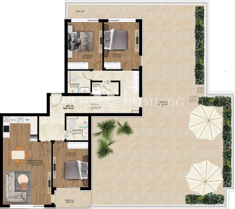 Te koop  3 slaapkamers Plovdiv , Christo Smirnenski , 248 m² | 77232237 - afbeelding [4]