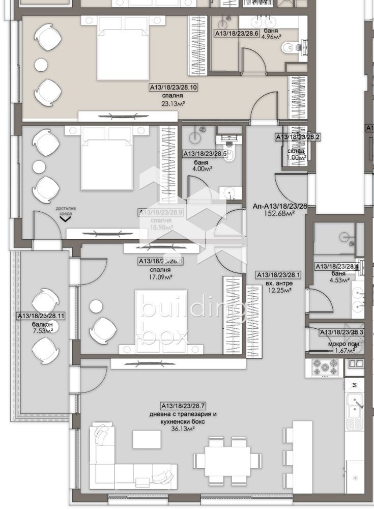 Продава 4-СТАЕН, гр. София, Люлин 5, снимка 8 - Апартаменти - 53356854