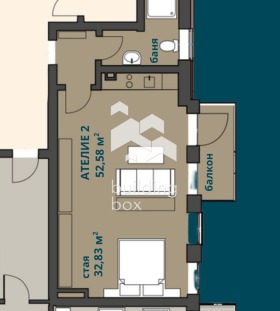 2-СТАЕН, 61 m2