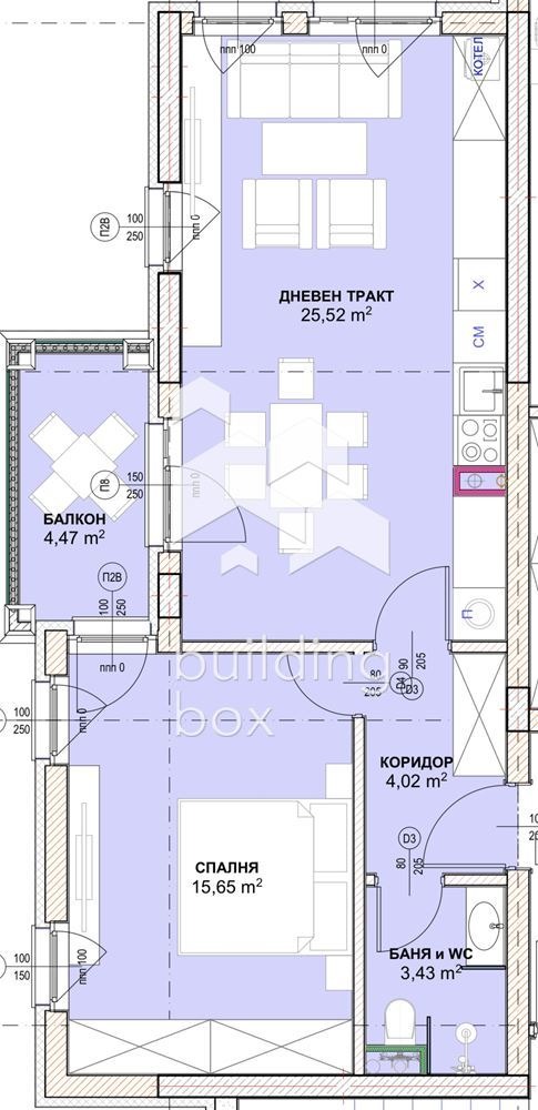 Продава 2-СТАЕН, гр. София, Малинова долина, снимка 2 - Aпартаменти - 47517623