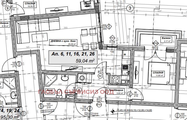 Eladó  1 hálószoba Sofia , Strelbishte , 77 négyzetméter | 22751602 - kép [2]