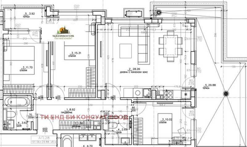 Продава 4-СТАЕН, гр. София, Малинова долина, снимка 4 - Aпартаменти - 48755826