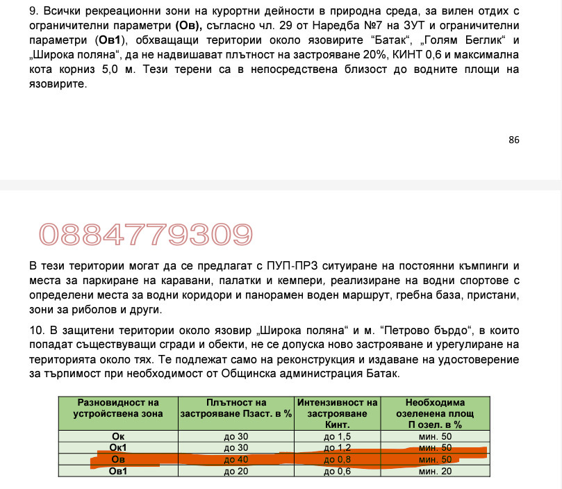 Продава ПАРЦЕЛ, яз. Батак, област Пазарджик, снимка 2 - Парцели - 54743373