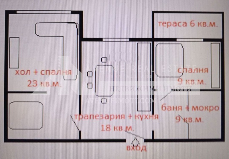 На продаж  1 спальня Бургас , Славейков , 65 кв.м | 17891735 - зображення [5]