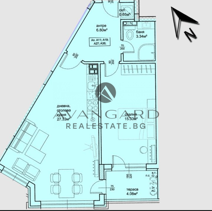 На продаж  1 спальня Пловдив , Христо Смирненски , 74 кв.м | 69581405 - зображення [8]