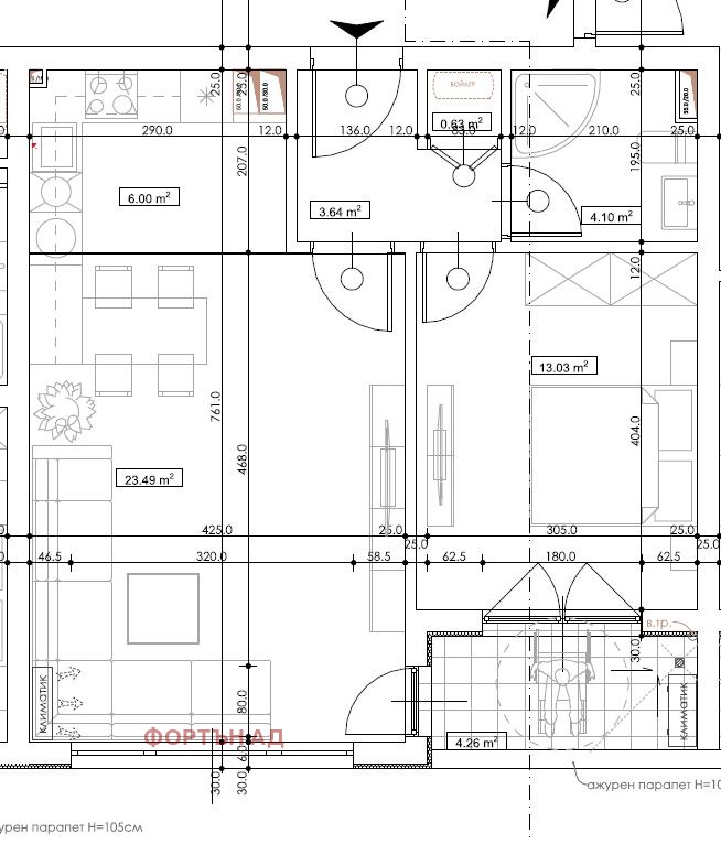 Продава 2-СТАЕН, гр. София, Бъкстон, снимка 2 - Апартаменти - 54043799