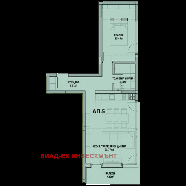 Продава 2-СТАЕН, гр. София, Лагера, снимка 3 - Апартаменти - 54329540