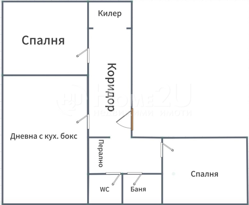 In vendita  2 camere da letto Varna , Mladost 2 , 67 mq | 44432958 - Immagine [12]