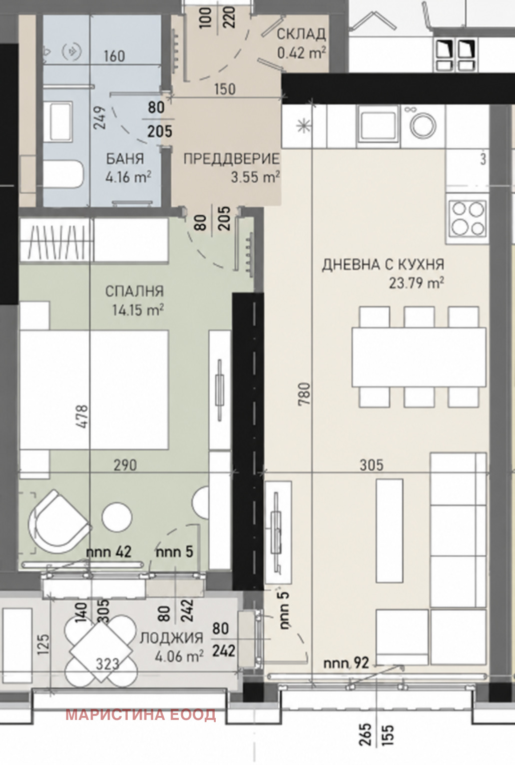 Продава 2-СТАЕН, гр. София, Банишора, снимка 13 - Апартаменти - 55894282