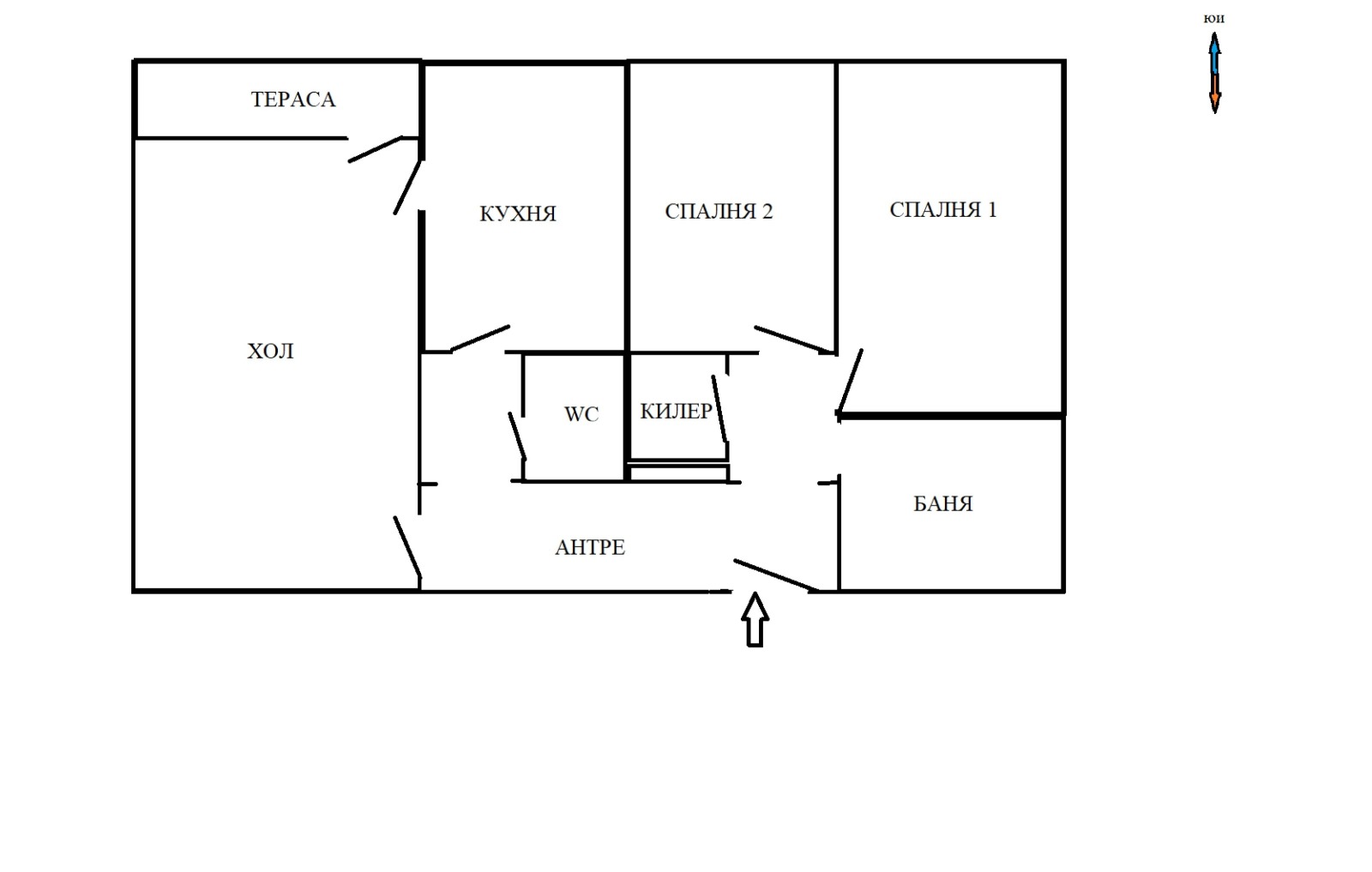 Продава 4-СТАЕН, гр. София, Хиподрума, снимка 2 - Апартаменти - 53781641