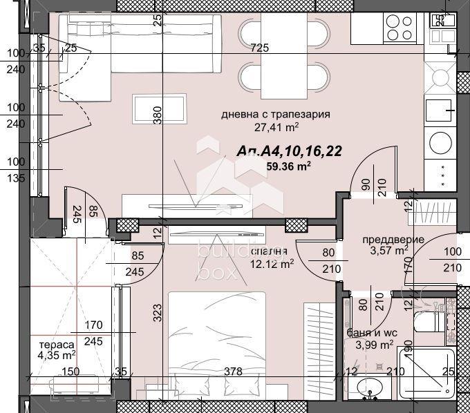 Продава 2-СТАЕН, гр. Пловдив, Тракия, снимка 4 - Aпартаменти - 48895893