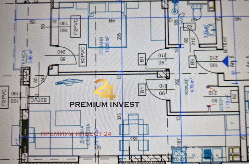 À venda  1 quarto Plovdiv , Ostromila , 69 m² | 35297471 - imagem [9]